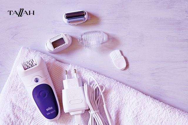 ماذا يوضع بعد إزالة الشعر بالبراون؟