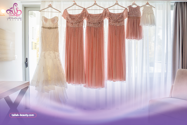 ملابس العروسة بالأعداد
