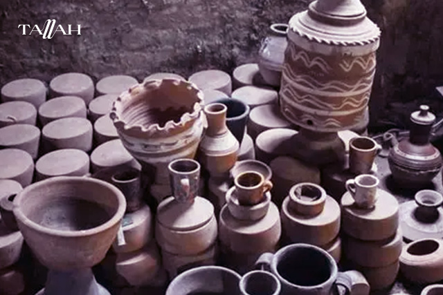 مراحل صناعة الفخار بالصور 