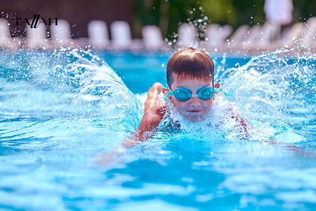 خطة تمرين السباحة في الشتاء للاطفال