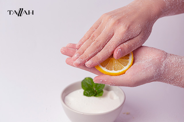 خلطة تبييض اليدين بالجليسوليد