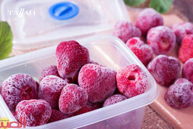 نصائح لطريقة تخزين الفراولة للعصير