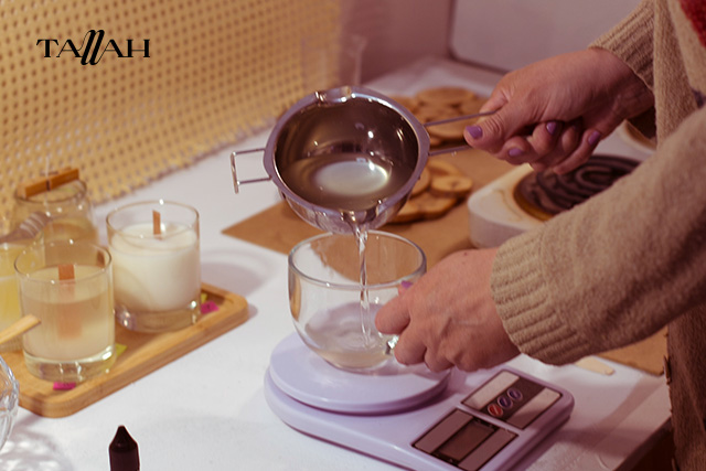 مكونات الشمع المعطر