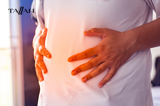 شكل البطن عند انتفاخ القولون