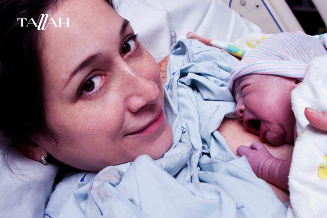 حزام البطن بعد الولادة القيصرية