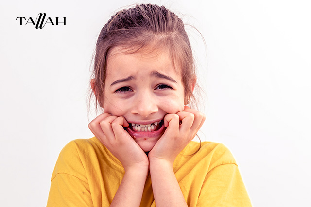 شكل الأسنان اللبنية بعد خلعها