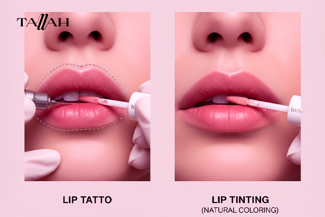 ما الفرق بين تاتو الشفايف وتوريد الشفايف؟