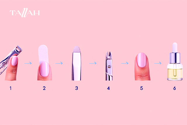 طريقة عمل المانيكير في المنزل