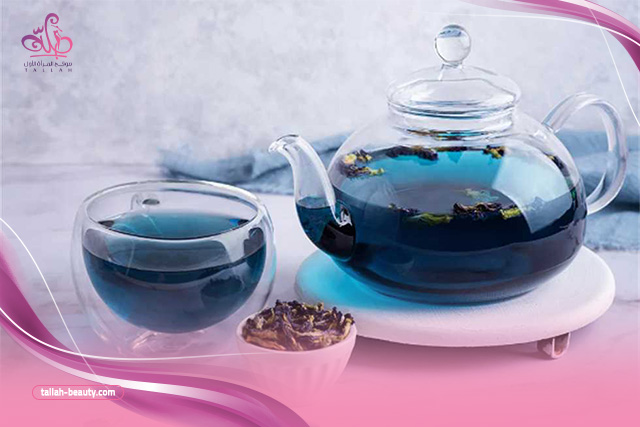 فوائد الشاي الأزرق