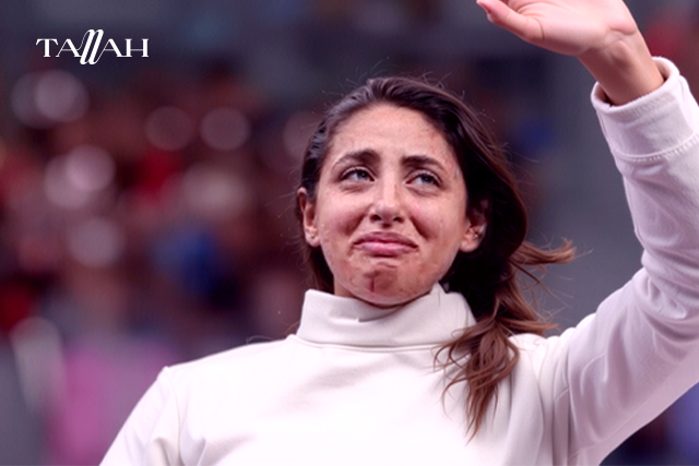 ندى حافظ لاعبة الشيش