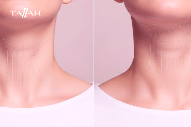 كل ما يخص عملية شد الرقبة بالخيوط