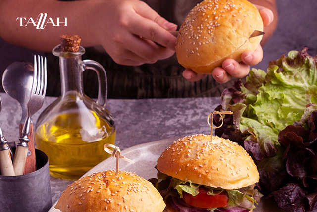 طريقة عمل البرجر في المنزل
