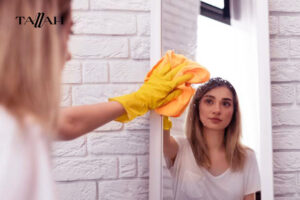 تلميع الزجاج والمرايا