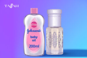 زيت جونسون للجسم مع المسك