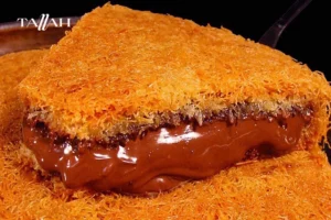 طريقة عمل الكنافة الملفوفة بالنوتيلا