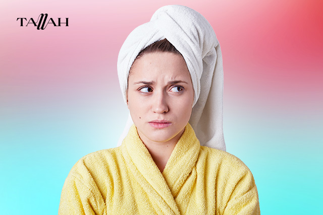 علاج رائحة الشعر الكريهة بعد الاستحمام