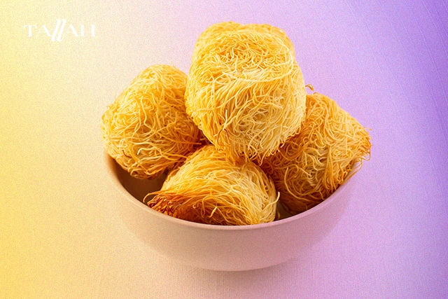 طريقة عمل الكنافة الملفوفة