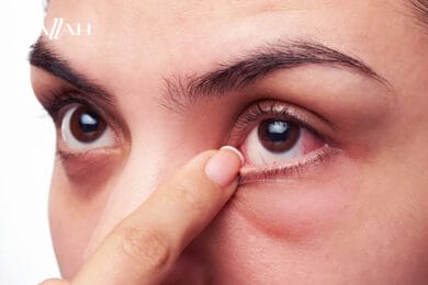 لتخفيف انتفاخ العين من البكاء