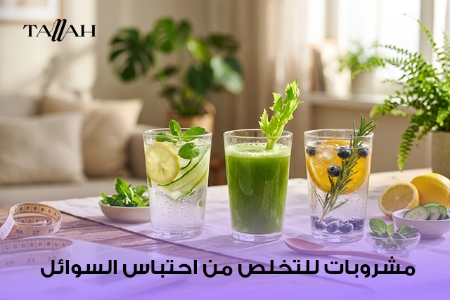 مشروبات للتخلص من احتباس السوائل