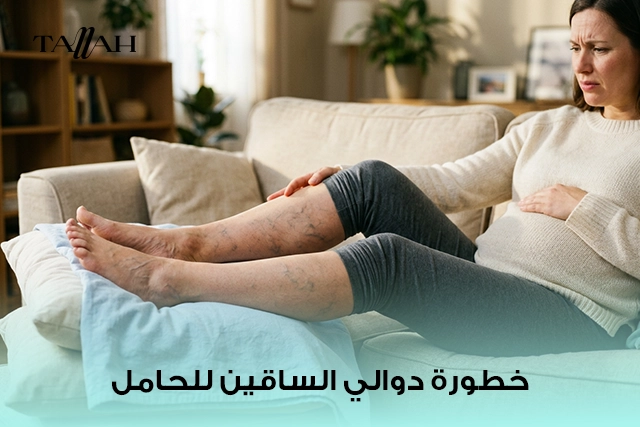 خطورة دوالي الساقين للحامل
