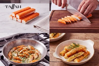 طريقة عمل اصابع الكابوريا بالمكرونة خطوة بخطوة