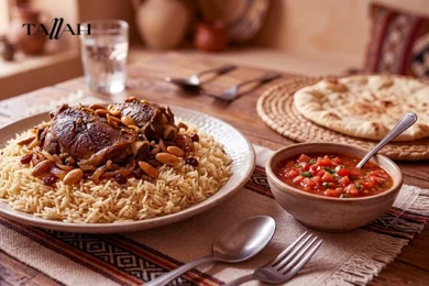 طريقة تخزين سلطة الدقوس للكبسة